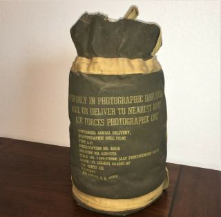 Rare - Ww2 Us Army Air Force Aerial Delivery Container - Photo Drop