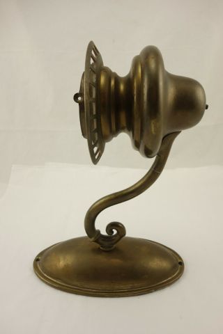 Antique Heavy Brass Sconce 1900 - 1910 