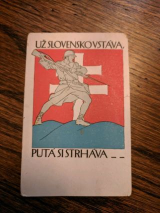 Wwi Czechoslovakian Postcard