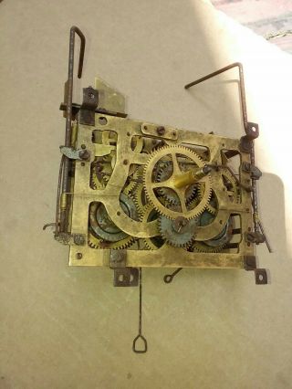 Antique German Black Forest Cuckoo & Quail,  Cuckoo Clock Movement,  Parts / Repai