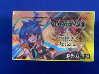 Force Of Will Tcg Fow - Awakening Of The Ancients Booster Box -
