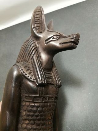 Ancient Egyptian King Anubis GOD Sculpture Handmade Figurine Large size Decor 5