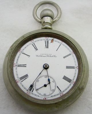Antique 18s Waltham Wm Ellery Pocket Watch Parts Repair