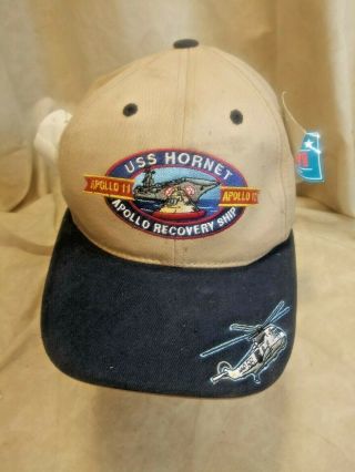 Official Uss Hornet Cvs - 12 Apollo 11 & 12 Recovery Baseball Cap Hat Us Navy Ship
