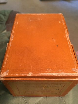 Vintage 1920’s Heddon Dowagiac 3 - 35 Reel,  3 - 35 Box And Heddon Leather Case WOW 3