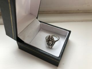 Antique (art Deco) All Diamond Ring