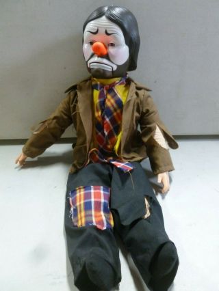 1976 Horsman Emmett Kelly Ventriloquist Doll
