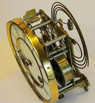 Antique,  Victorian Junghans Wall Clock Movement,  Chimeing Mechanism,  For Spares