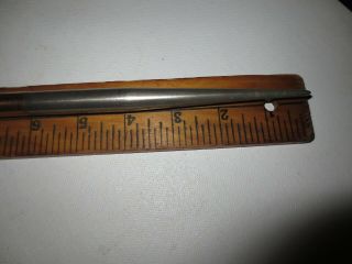 Vtg Lightning Rod Solid Copper 13.  25 Barn Farm Weathervane Finial Tin Swiped Tip 4