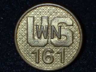 Wwi Us Army Enlisted Branch Collar Insignia Disk 