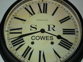 Southern Railway 1923 Style Waiting Room Clock Cowes Station,  Isle Of Wight