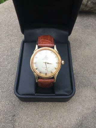 Vintage Omega Constellation Watch 14k Gold Automatic 100