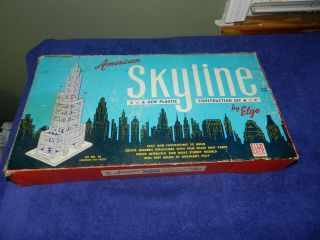 Vintage Elgo American Skyline No.  93 Construction Kit Box Nr