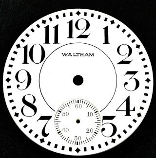 Perfectly Flawless Waltham 16s Ss Blindman Arabic Dial Vanguard Crescent St 645