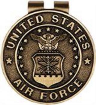 United States Air Force Bronze Money Clip Made In The Usa