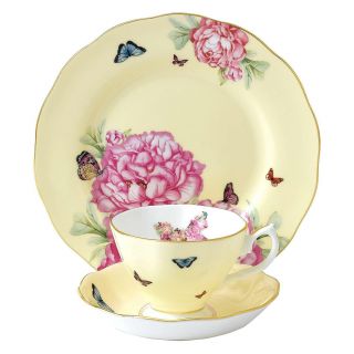 Royal Albert Joy 3 - Piece Teacup,  Saucer And Plate Set By Miranda Kerr,  Bad Box