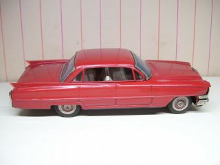 8” long Bandai Japan tin friction 1964 Cadillac EXC, 4