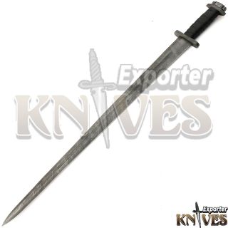 CUSTOM HANDMADE DAMASCUS STEEL ANCIENT VIKING SWORD BY KNIVES EXPORTER 3