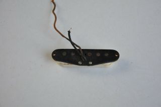 1962 Vintage Fender Stratocaster Pickup with Cover 1960s Pre - CBS Strat 10