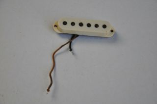 1962 Vintage Fender Stratocaster Pickup With Cover 1960s Pre - Cbs Strat