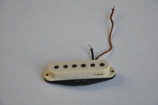 1962 Vintage Fender Stratocaster Pickup with Cover 1960s Pre - CBS Strat 7
