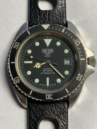 Pre Tag Heuer 980.  006l Divers Watch 42mm Case Jumbo Boxed Professional 1000