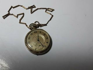 Vintage Hamilton 17 Jewel Gold Filled Pocket Watch - - Runs