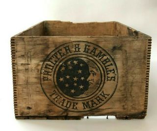 Primitive Lenox Soap Just Fits The Hand Soap Wooden Crate Lenox Soap Box Vintage 7