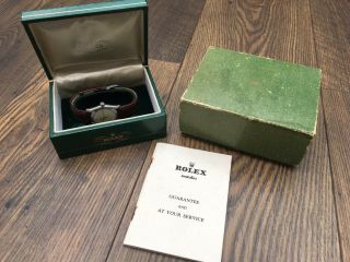 VINTAGE 1961 ROLEX 6421 SPEEDKING GENTS WRISTWATCH WITH BOXES/PAPER 3