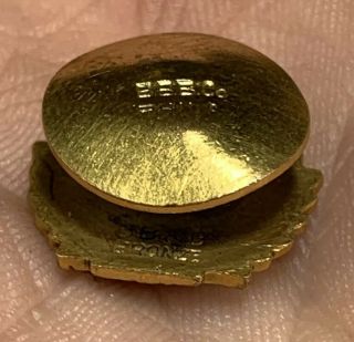 Old U.  S.  Military Army WWI Victory Button Lapel Pin Star BBB Co.  Bronze 3