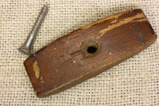 wood turn latch 2 7/8” Jelly cupboard cabinet old rustic vintage 1800’s handmade 2