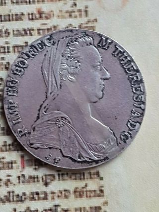 Rare Ancient Silver Thaler : 1780 - 1960 Maria Theresa Austria Germany Queen