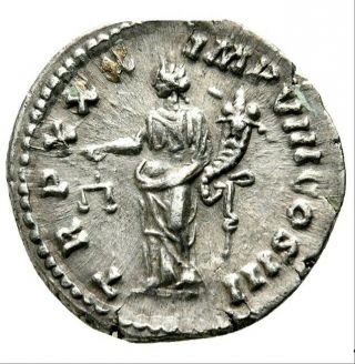 Marcus Aurelius 161 - 180 AD.  Silvering Toned Denarius.  Ancient Roman Empire Coin. 4