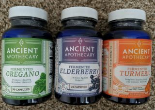 Ancient Apothecary Dr Axe Immune (fermented Herbs Oregano,  Turmeric,  Elderberry)