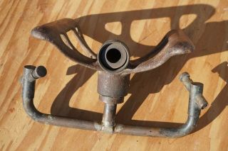 Rare Antique Vintage Cast Iron Brass Whirling Shower Lawn Sprinkler E.  O.  Brown 5
