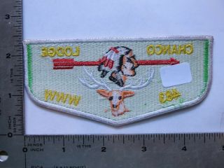 Boy Scouts AMERICA,  BSA Patch,  483,  CHANCO LODGE,  WWW 483,  bsa 2