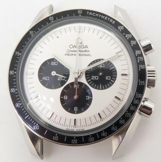 . Vintage 1973 Omega Steel Speedmaster Chronograph Watch Rebuilt With N.  O.  S Parts