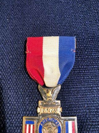 AMERICAN LEGION 1917 - 1927 FRANCE NATIONAL CONVENTION MEDAL PIN 3