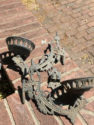 Vintage Antique Gothic Spanish Revival Wall Sconce s California Monterey 1920 7