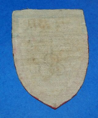1940 ' s CHINA EXECUTIVE HQ THEATER MADE HAND EMBROIDERED SILK PATCH 2