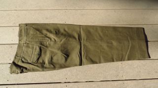 Ww2 Us Army Military Uniform Dress Uniform Trousers Pants 36s 1945
