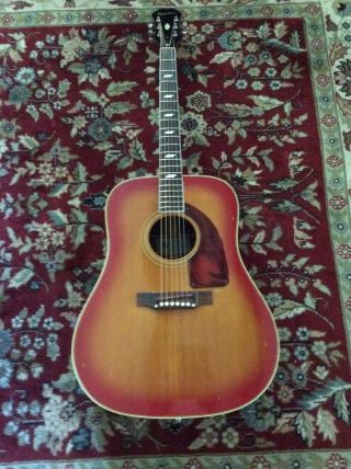 Vintage 1968 Epiphone FT 90 El Dorado Guitar 2