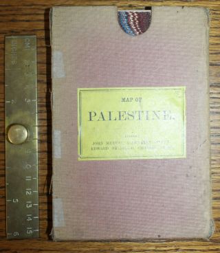 1874 Map Of The Holy Land Palestine Atlas Of Ancient Geography William Smith 1st