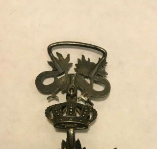 RARE ANNAM FRANCE ORDER OF THE DRAGON MEDAL SILVER ANTIQUE OLD CHINA FRENCH 6