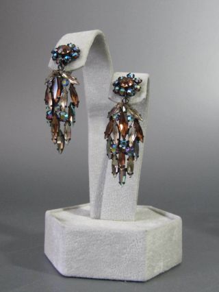 Vintage Sherman Cuff Bracelet Necklace Earrings Jewelry Japanned set Matching 5