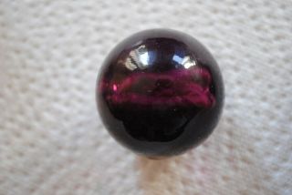 Dark Purple Antique German Hand Made Rabbit Sulphide Marble,