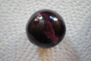 Dark purple antique german hand made Rabbit Sulphide marble, 3