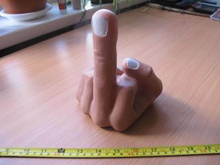 Middle Finger Fuuuuk You Figurine.