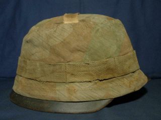 Camouflage Cover For Ww2 German Fj Paratrooper Helmet.  Size 66 - 68.