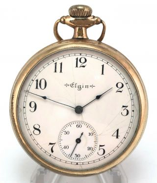 Elgin Antique Pocket Watch - Gr 291 Mo 7 16s 7j C.  1905 - 14k Gf Star Case